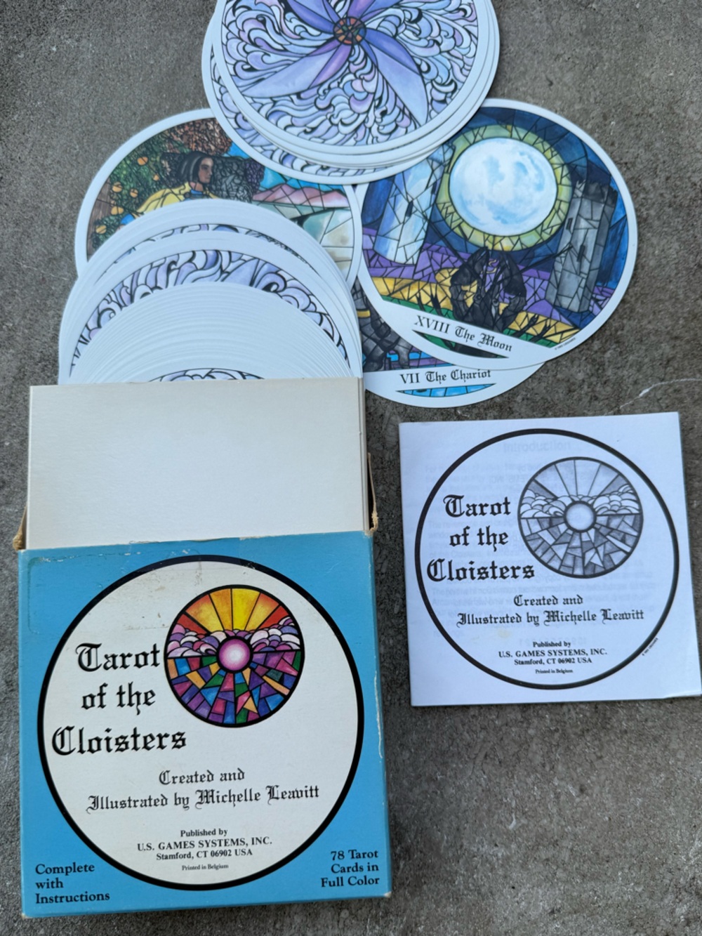 Rare 1st edition 1993 Tarot of the Cloisters, by Michelle Leavitt